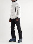 Moncler Grenoble - Noussan Quilted Shell Hooded Down Ski Jacket - White