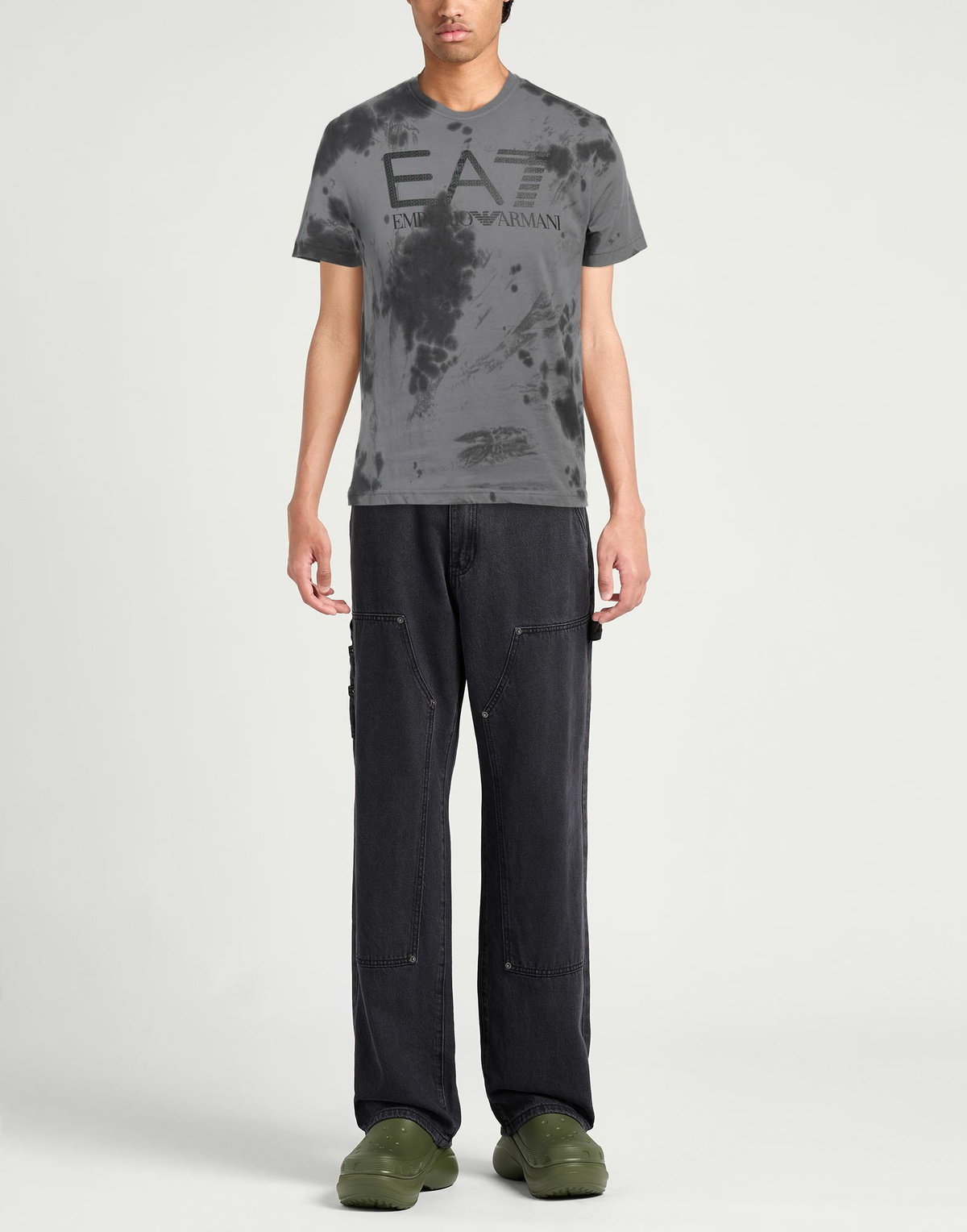 Ea7 Mens T-shirt in Grey