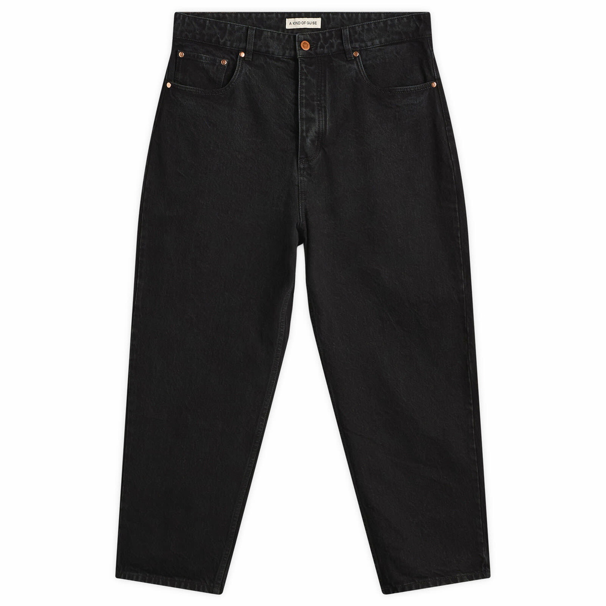 A Kind of Guise Men's Terek Jeans in Vintage Black Denim