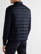 Belstaff - Logo-Appliquéd Quilted Ripstop Down Gilet - Blue