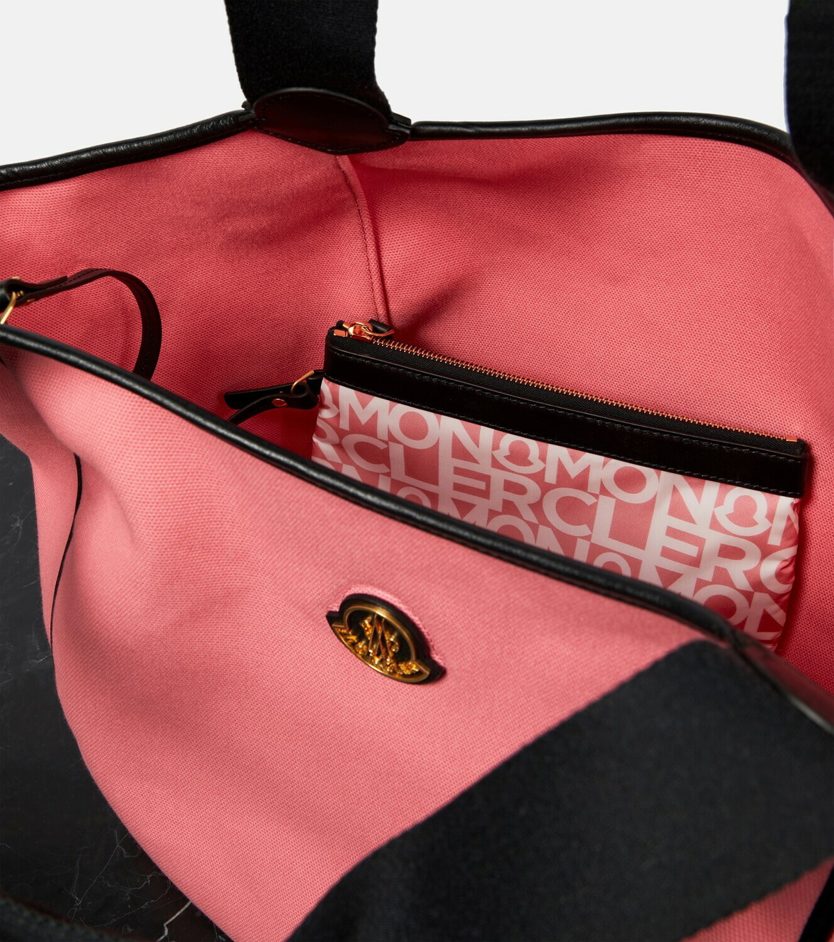 Moncler - Nalani leather-trimmed tote bag Moncler