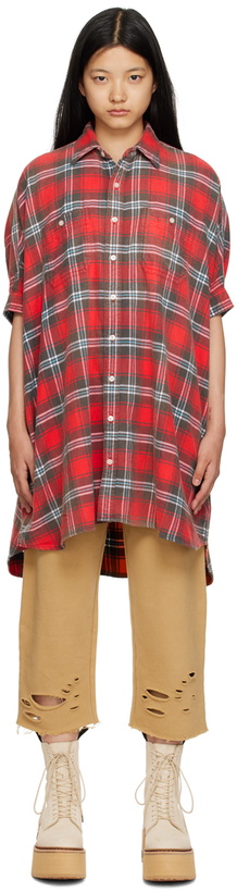 Photo: R13 Red Oversized Minidress