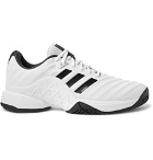 Adidas Sport - Barricade 2018 Rubber-Trimmed Mesh Tennis Sneakers - White