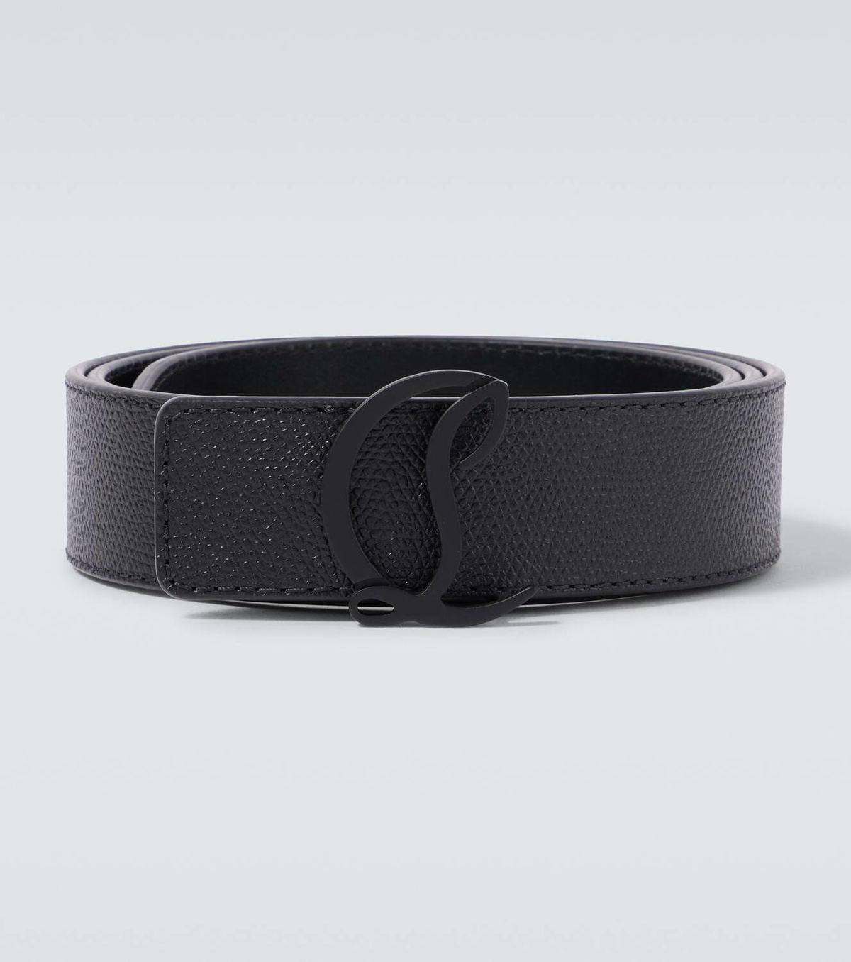 ■Christian Louboutin■Mooncrest リバーシブル レザーベルト Christian Louboutin Mooncrest reversible leather belt