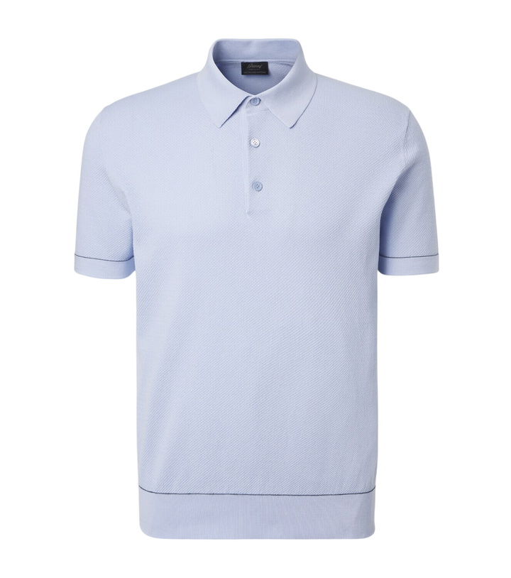 Photo: Brioni Cotton piqué polo shirt