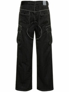 MARINE SERRE - Recycled Polyester Moiré Cargo Pants