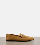 Gucci Jordaan Horsebit suede loafers