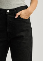 Toteme Twisted Seam Straight-leg Full Length Jeans Black
