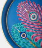 Les-Ottomans Peacock tray by Matthew Williamson