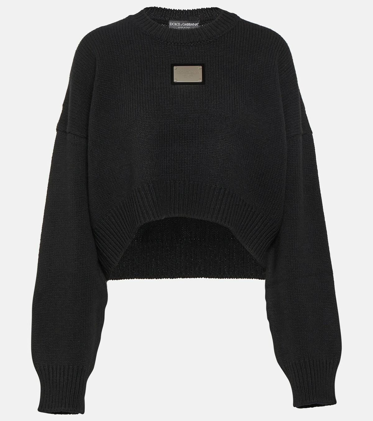 Dolce & Gabbana Green Cashmere Crew Neck Sweatshirt Sweater main image 0