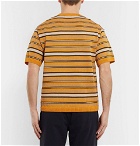 Camoshita - Striped Knitted Sweater - Yellow