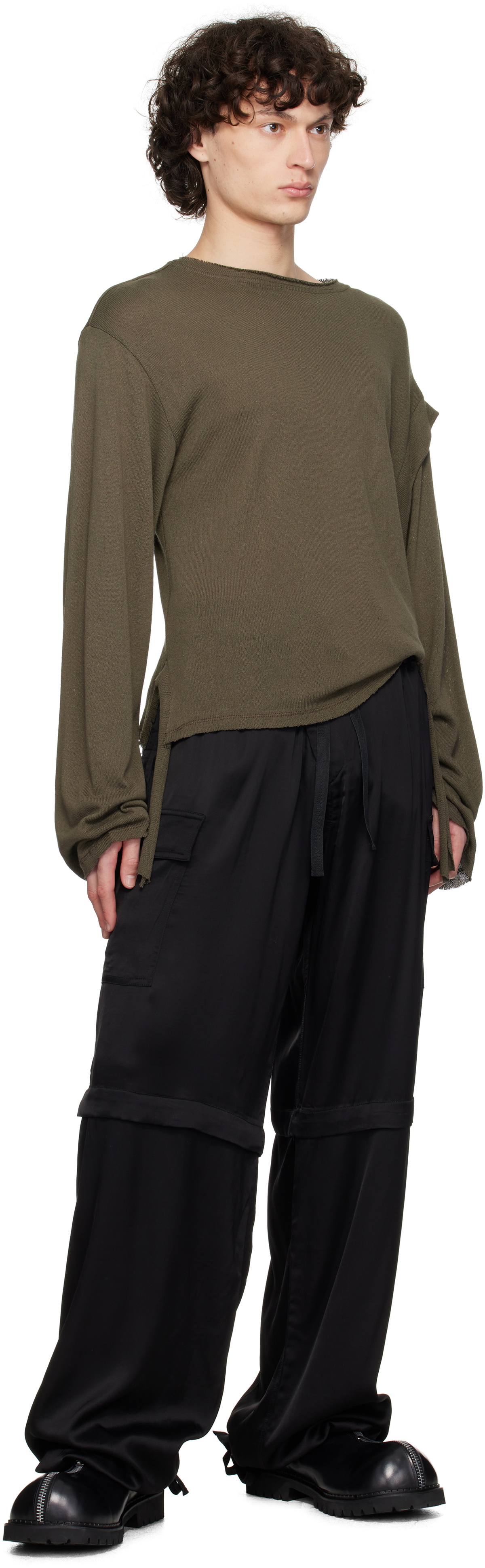 Ottolinger Black Baggy Cargo Pants Ottolinger