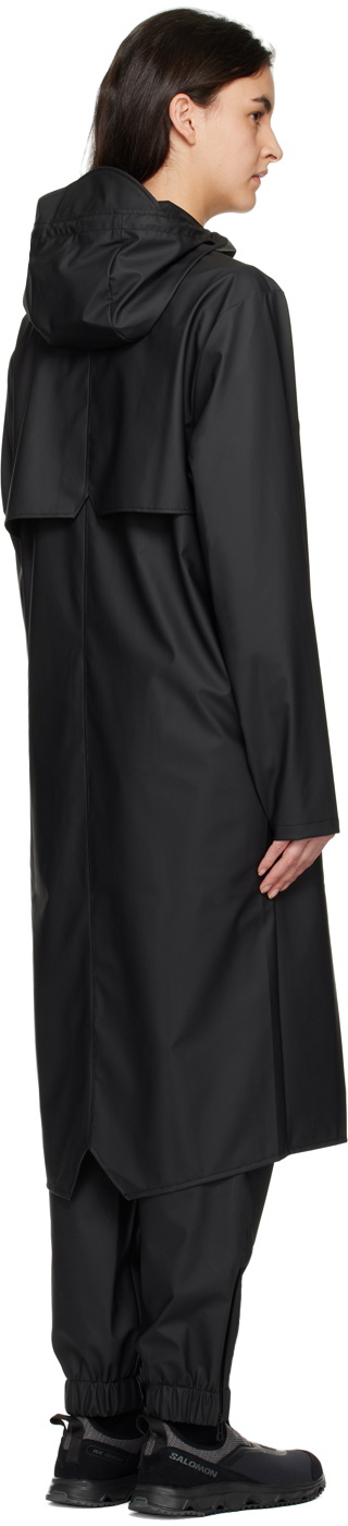 RAINS Black Longer Coat