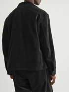 Monitaly - Cotton-Corduroy Shirt Jacket - Black