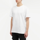 Alexander McQueen Men's Raw Harness T-Shirt in Optical White