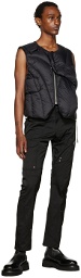 HELIOT EMIL Black Quilted Down Vest