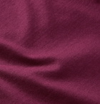 Canali - Cotton-Jersey Polo Shirt - Burgundy