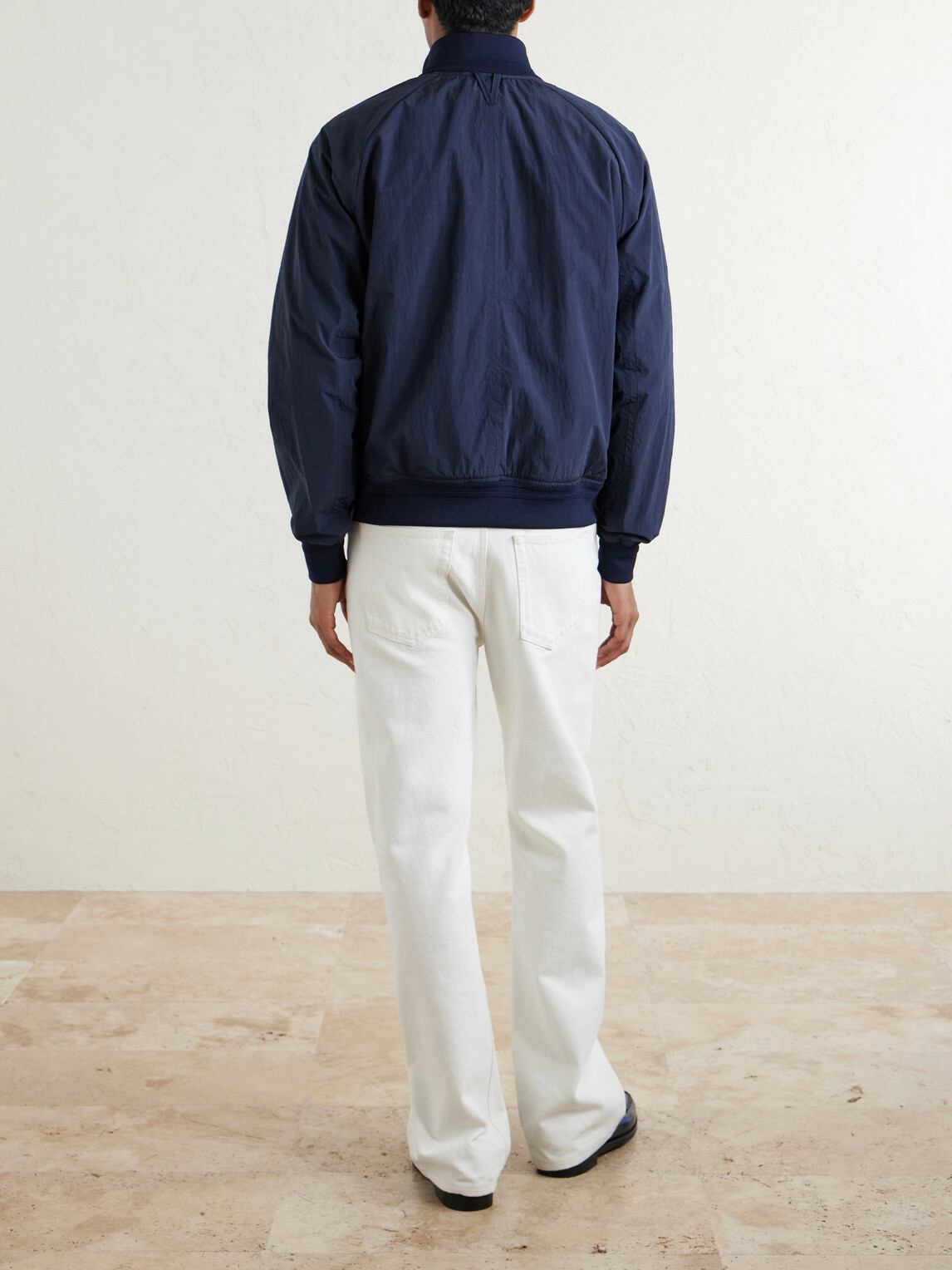 Valstar - Valstarino Shell Bomber Jacket - Blue