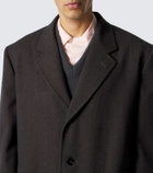 Lemaire Chesterfield wool and cotton overcoat