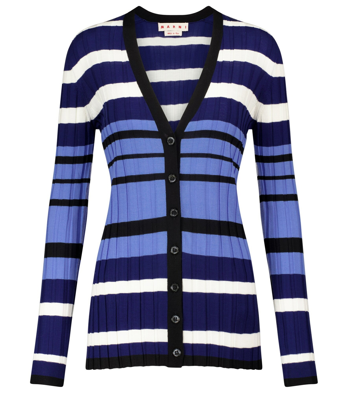 MARNI cotton Logo knit cardigan tops CDMD0309Q0 white 36