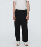Loewe Oversized cotton wide-leg pants
