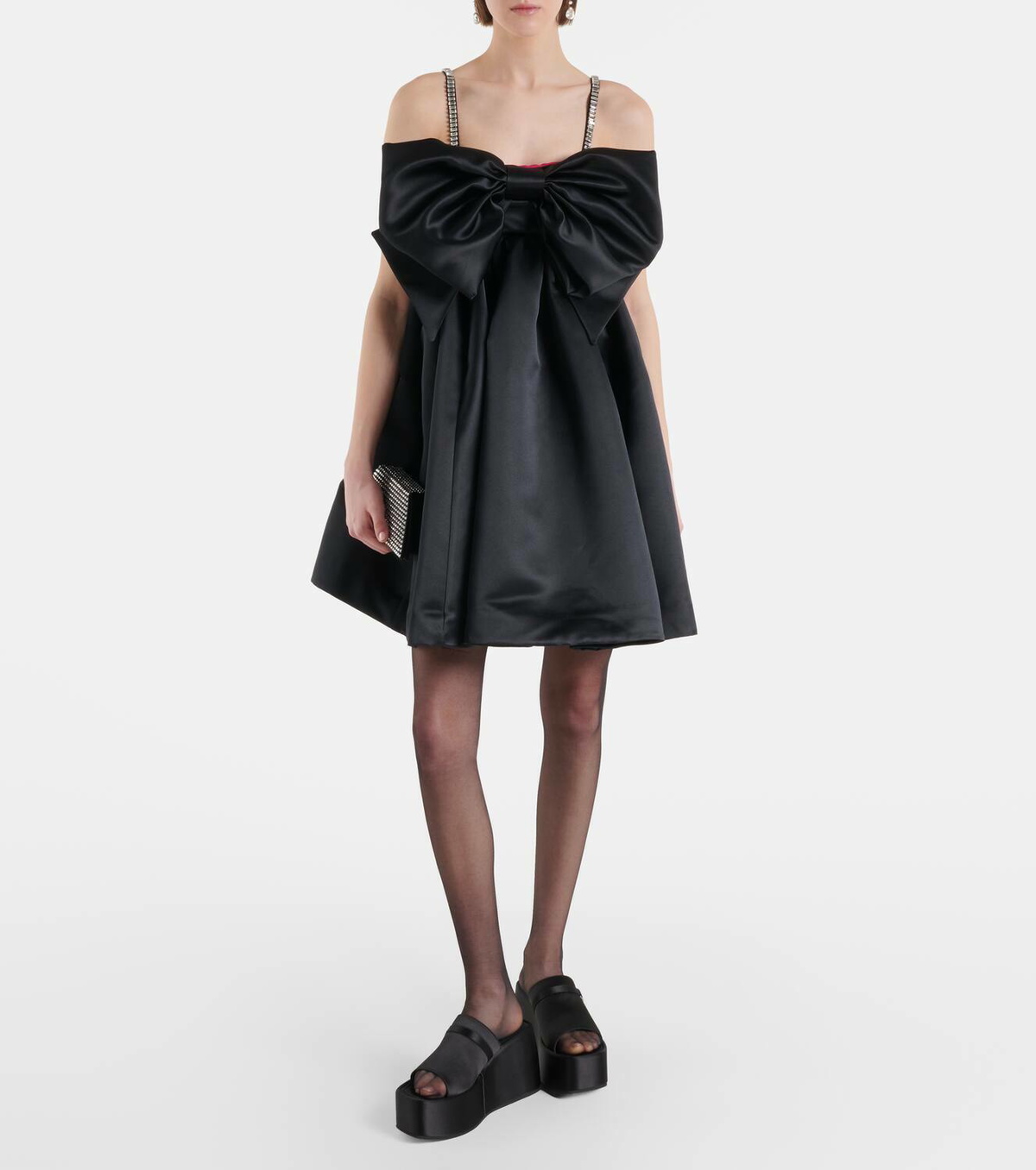 Nodaleto Bulla Yelena satin platform slides