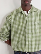 Beams Plus - Checked Madras Cotton Shirt - Green