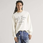 END. Worn Established LS T-shirt in Smoke White