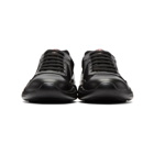 Prada Black Leather and Mesh Sneakers