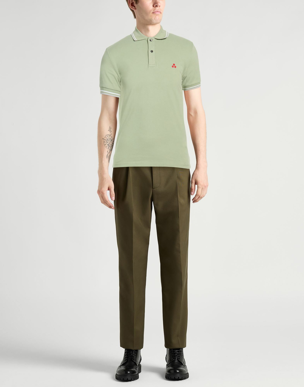 Peuterey Mens Polo shirt Light in Green