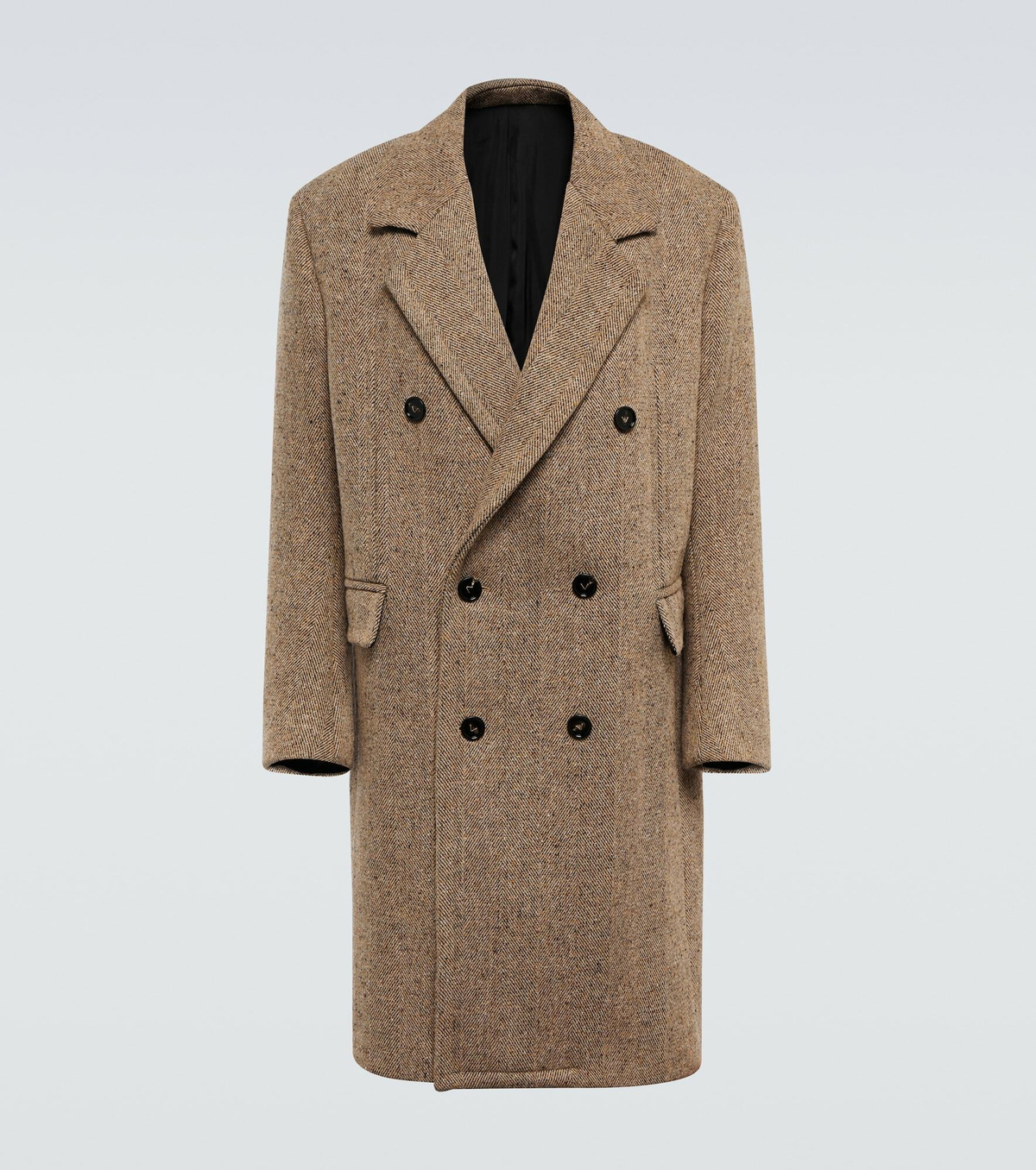 【送料&関税込】Bottega Veneta Double-breasted Wool Jacket Wool jacket in brown - Bottega Veneta | Mytheresa
