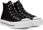 Converse Black Chuck Taylor All Star Lift Leather High Top Sneakers