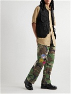 Les Tien - Straight-Leg Camouflage-Print Cotton-Ripstop Drawstring Trousers - Green