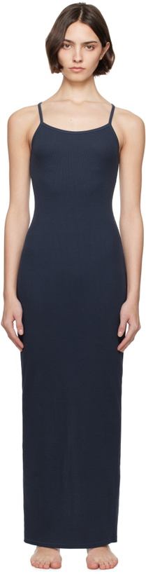 SKIMS Black Soft Lounge Backless Maxi Dress SKIMS