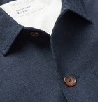 Universal Works - Warmus II Herringbone Cotton-Blend Jacket - Blue