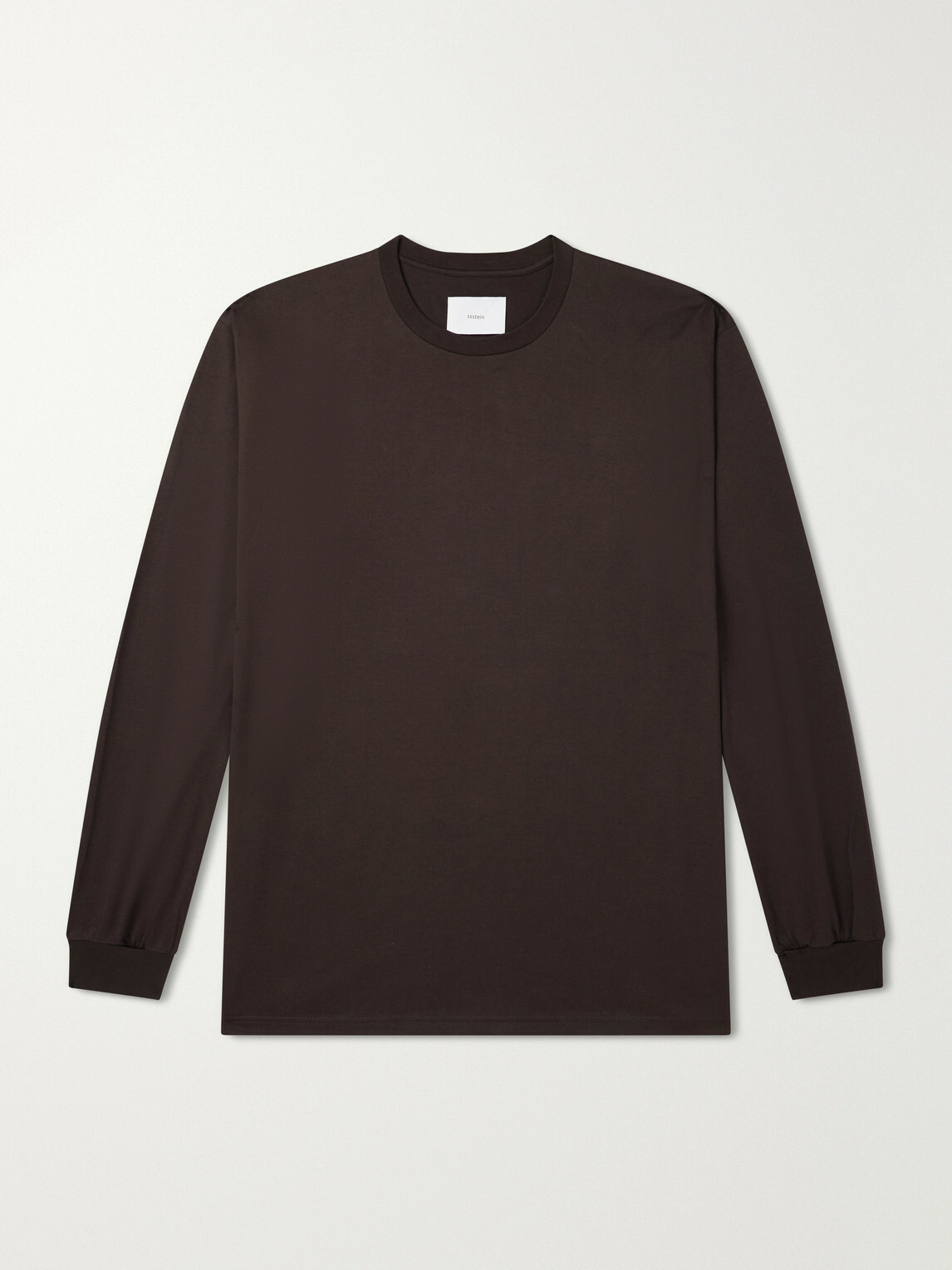 ssstein - Suvin Cotton-Jersey T-Shirt - Brown