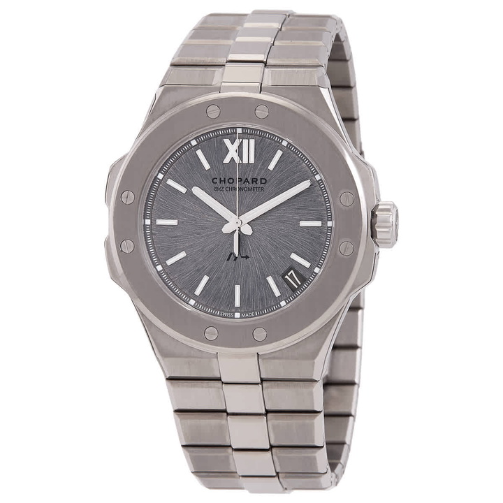 Photo: Chopard Alpine Eagle Automatic Titanium Gray Dial Mens Watch 298600-3005