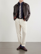 Brunello Cucinelli - Herringbone Cotton and Lyocell-Blend Shirt - Blue