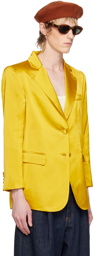 Theophilio SSENSE Exclusive Yellow Blazer