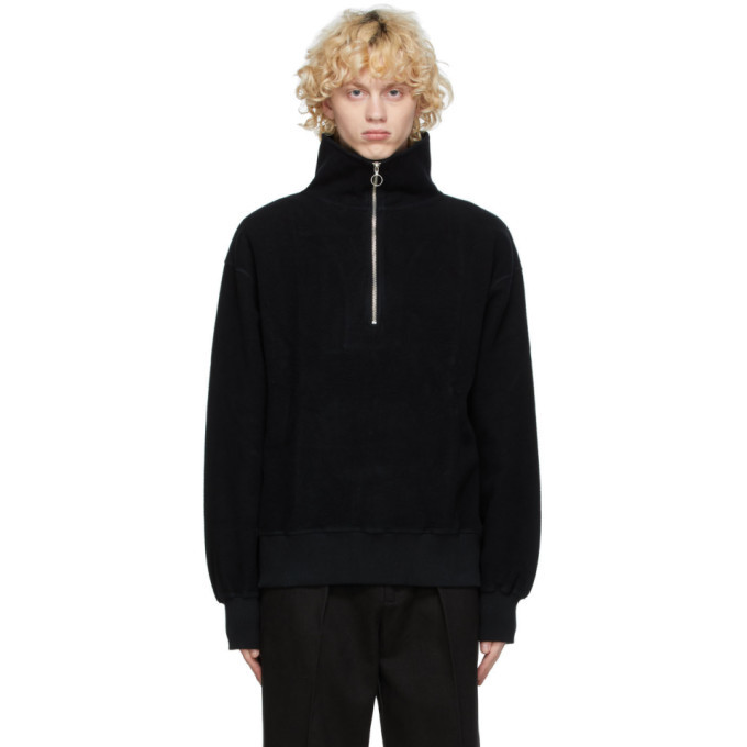 mfpen Black Chaser Half-Zip Turtleneck