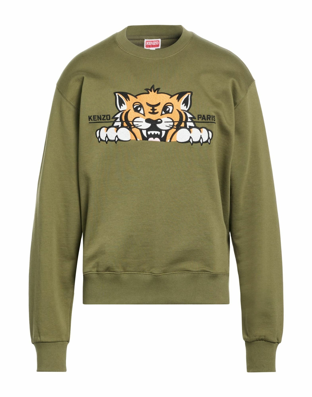 Kenzo Mens Sweatshirt Military in Green
