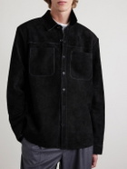 James Perse - Suede Shirt - Black