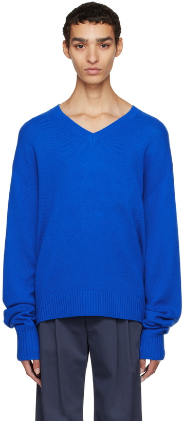 Photo: Maryam Nassir Zadeh Blue Davis Sweater