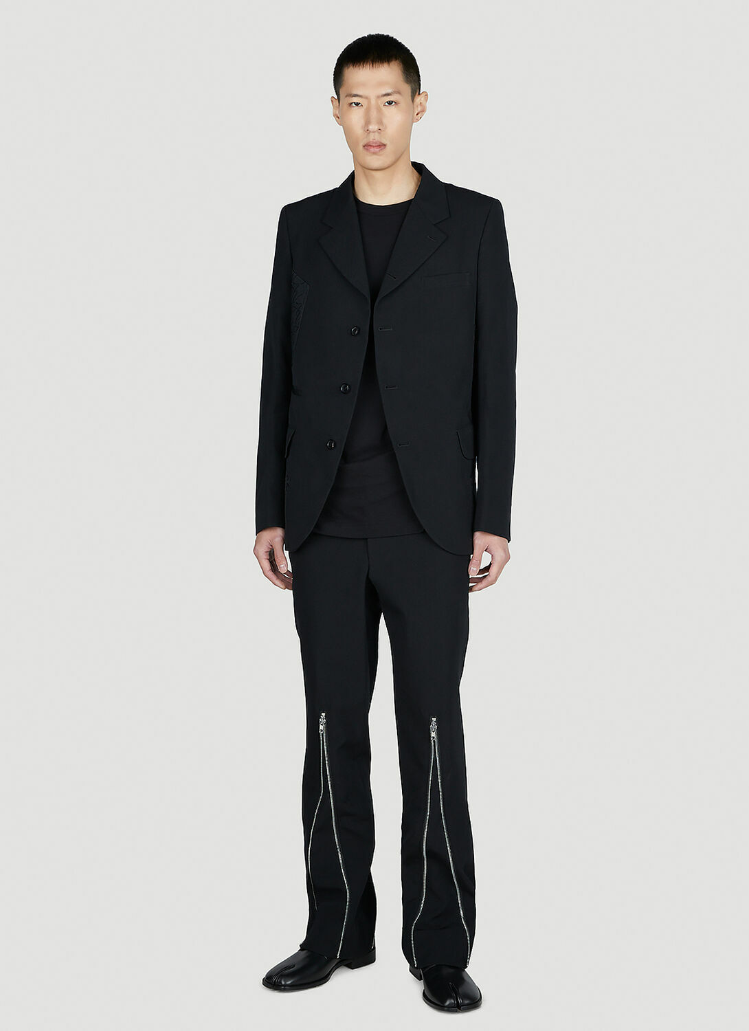 Comme Des Garçons Homme Plus Zip Motif Pants