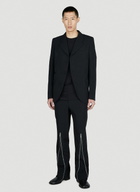 Comme Des Garçons Homme Plus Zip Motif Pants