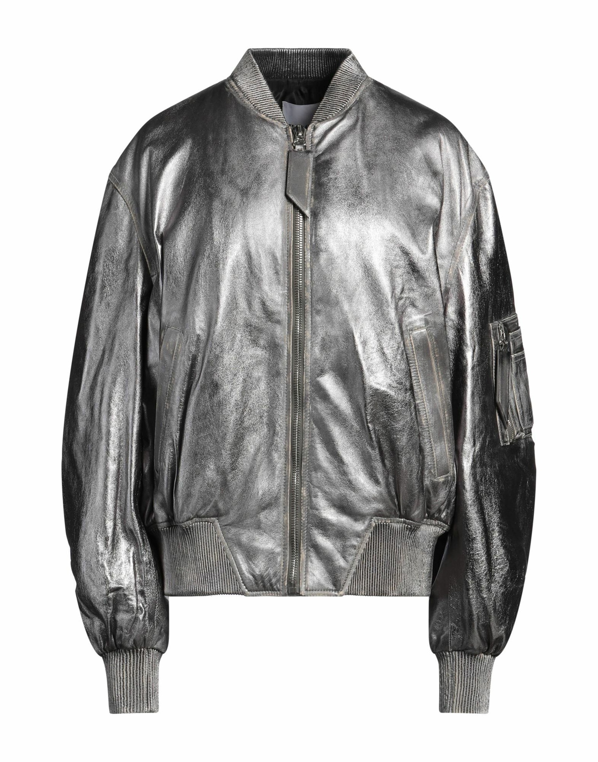 The Attico Womens Jacket in Silver