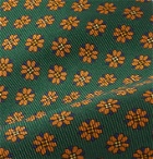 E.MARINELLA - 8cm Floral-Print Silk-Twill Tie - Green
