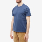 The Real McCoy's Men's Joe McCoy Pocket T-Shirt in Marine Blue
