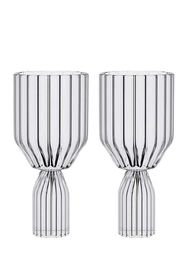 Photo: Fferrone Design Set of Two Margot White Wine Goblets