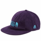 Nanga Men's x Tacoma Fuji Records Logo Corduroy Cap in Purple 